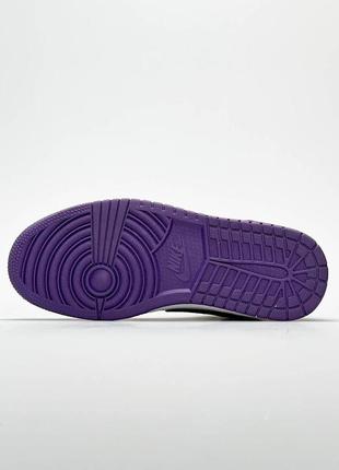 Жіночі кросівки nike jordan 1 se mid purple / кросівки найк4 фото