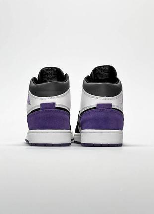 Жіночі кросівки nike jordan 1 se mid purple / кросівки найк9 фото