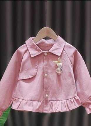 Стильний котоновий піджачок-сорочка.