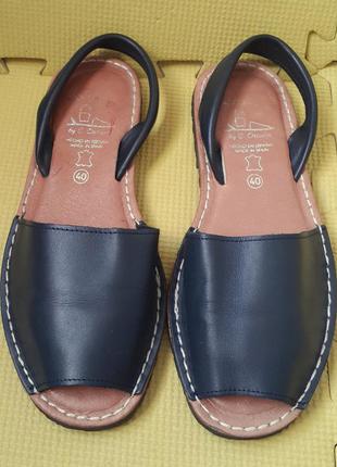 Босоножки аваркасы avarca by c. ortuno испания кожа 40 г.