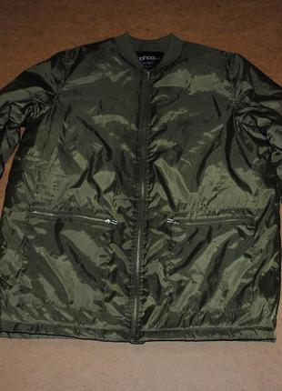 Bohoo утепленный удлиненный бомбер