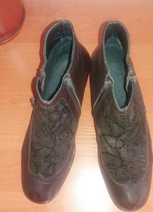 Напівчеревики шкіряні