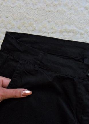 Зауженные черные брюки штаны скинни zebra, l размер.3 фото