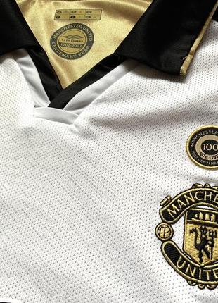 Мужская редкая коллекционная винтажная двусторонняя джерси umbro manchester united 2001 away4 фото