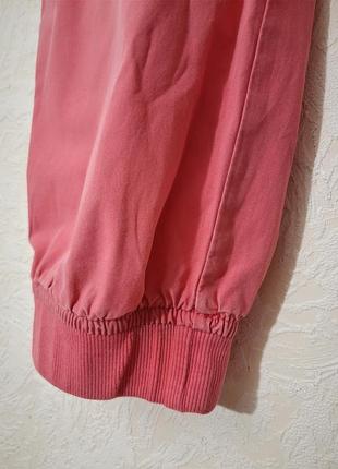 Outventure брендовые детские розовые укороченные штанишки летние бриджи капри на девочку 6-7-8 лет8 фото