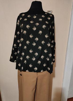 Блуза жіноча стильна квітковий принт