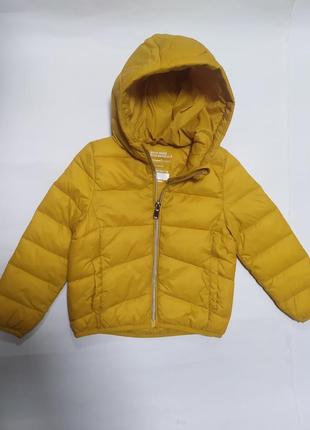 Куртка весняна жовтого кольору primark р.98, 104, 110см