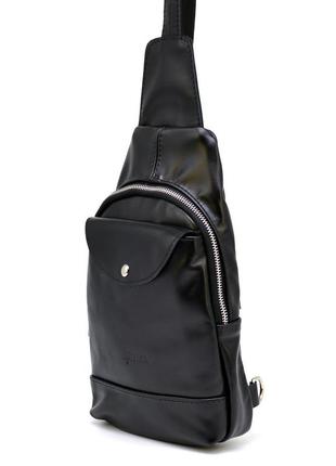 Мини-рюкзак мужской слинг кожаный на одну шлейку ga-6103-4lx tarwa2 фото