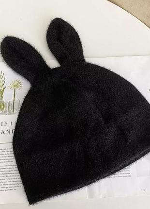 Шапка заяц (кролик) с ушками 2, унисекс wuke one size2 фото