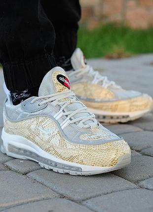 Чоловічі кросівки nike air max 98 x supreme якість люкс