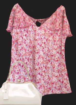 Шелковая блузка laura ashley.4 фото