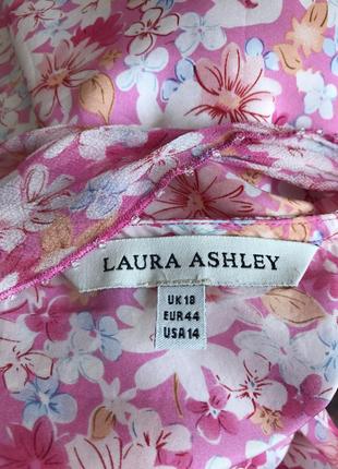 Шелковая блузка laura ashley.7 фото