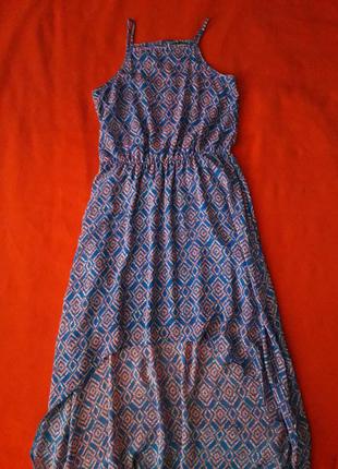 Легкое летнее трендовое платье сарафан с хвостом от new look 915 generation