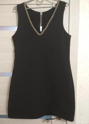 Little black dress, m-l, необычная спинка3 фото