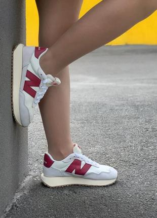 Кроссовки new balance 237 red/grey