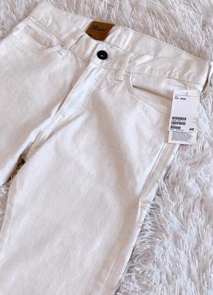 Трендовые светло-молочные джинсы h&m8 фото