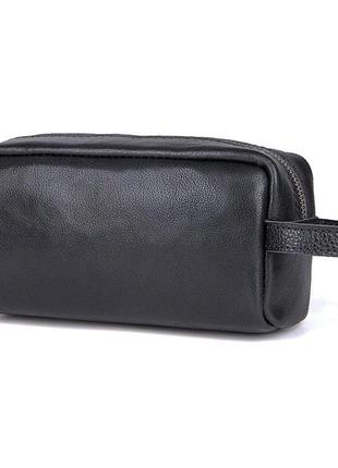 Кожаний сессер, косметичка, органайзер чорний john mcdee c013a3 фото