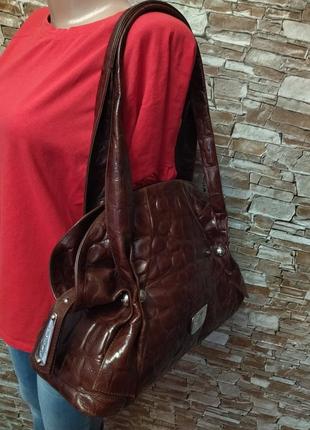 Новая,кожаная сумка,сумочка,шкіряна сумка,бренд5 фото