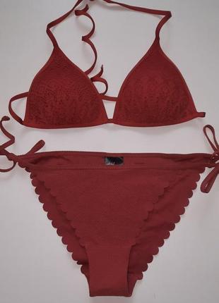 Купальник h&m,s,плюс накидка в подарунок