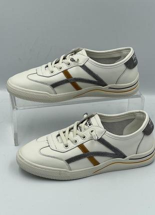 Кеди жіночі, натуральна шкіра