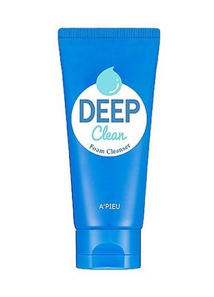 Глубоко очищающая пенка a'pieu deep clean foam cleanser