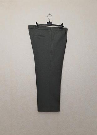 Немецкие брюки серые костюмные классические тёплые шерсть/полиэстер деми/зима мужские1 фото
