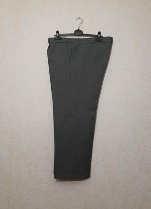 Немецкие брюки серые костюмные классические тёплые шерсть/полиэстер деми/зима мужские5 фото