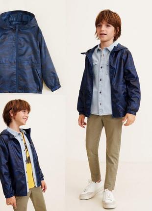 Ветровка дождевик mango 7/8 лет. 122 рост
