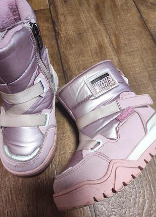 Чоботи зимові черевики для дівчинки дівчинки 26-27р