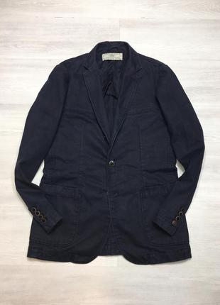 Luxury брендовый мужской джинсовый жакет пиджак индиго нави replaydieselbogner2 фото