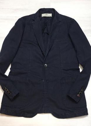 Luxury брендовый мужской джинсовый жакет пиджак индиго нави replaydieselbogner3 фото