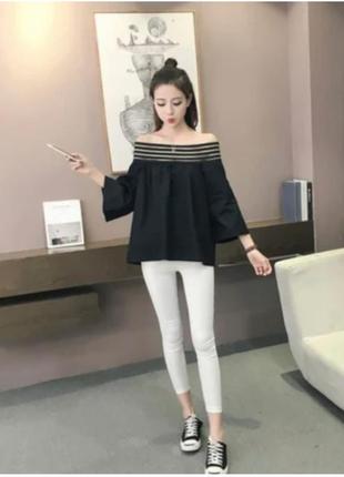 Блуза топ на плечі