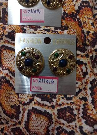 Сережки гвоздики3 фото