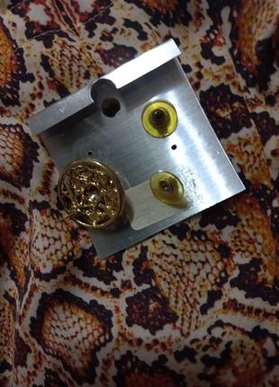 Сережки гвоздики5 фото