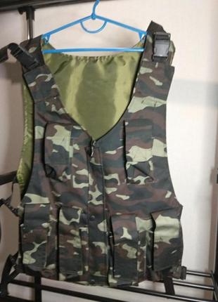 Разгрузка тактическая, жилет разгрузочный высоко качества, ткань рип стоп.
