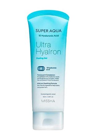 Пилинг-скатка missha ultra hyalron peeling gel