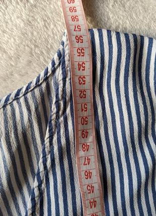 Смугаста блуза h&m розмір 36(38)9 фото