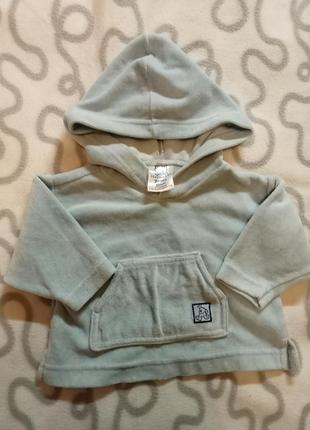 Кофта, реглан велюровый на малыша