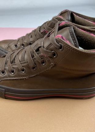 Кеды кожаные converse x woolrich5 фото