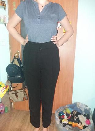 Укороченные штаны с завышенной талией от river island