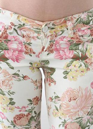 Неймовірно ніжні літні штани  в квітковий принт3 фото