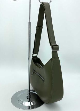 Женская сумка оливковая2 фото