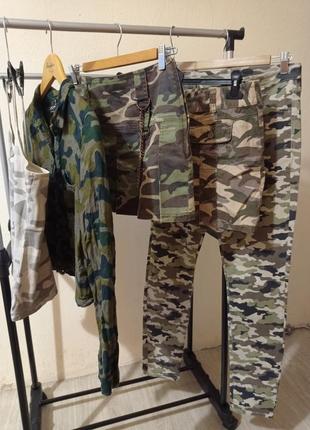 Юбка в военном стле