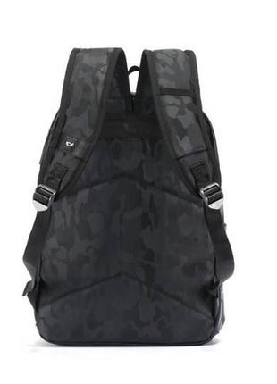 Большой мужской городской рюкзак камуфляжный защитный, черный ранец с usb4 фото