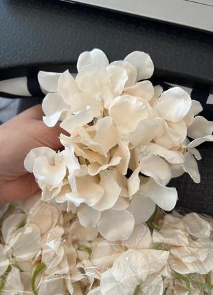 Искусственные цветы гортензия.2 фото