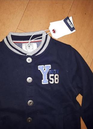 Тепла куртка-бомбер chicco 116 2