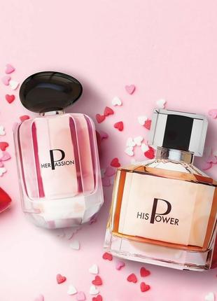 Набір парфумів : passion her  та  power his