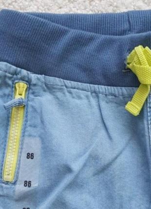 Нові котонові штани джогери для хлопчика 86 см3 фото