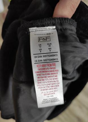 Стильная юбка из стёганого велюра f&f5 фото