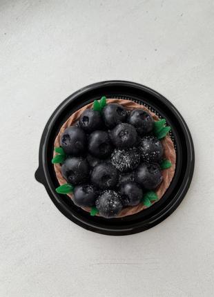 Мыло декоративное , кекс с ягодами , с вкусным запахом , гипоаллергернное4 фото